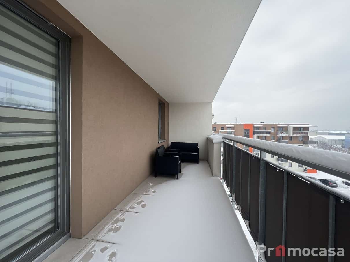 balkon 4 Mieszkanie do wynajęcia – Kraków – Złocień – ul. Domagały – 46m2, 2 pokoje + garaż